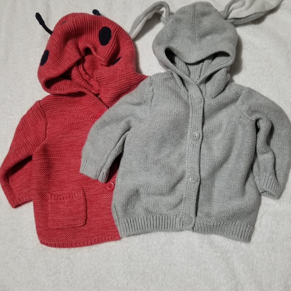 0-3 mths Baby Girl Sweaters